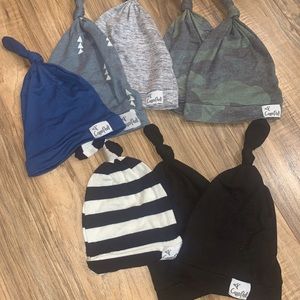 Copper Pearl knotted hats